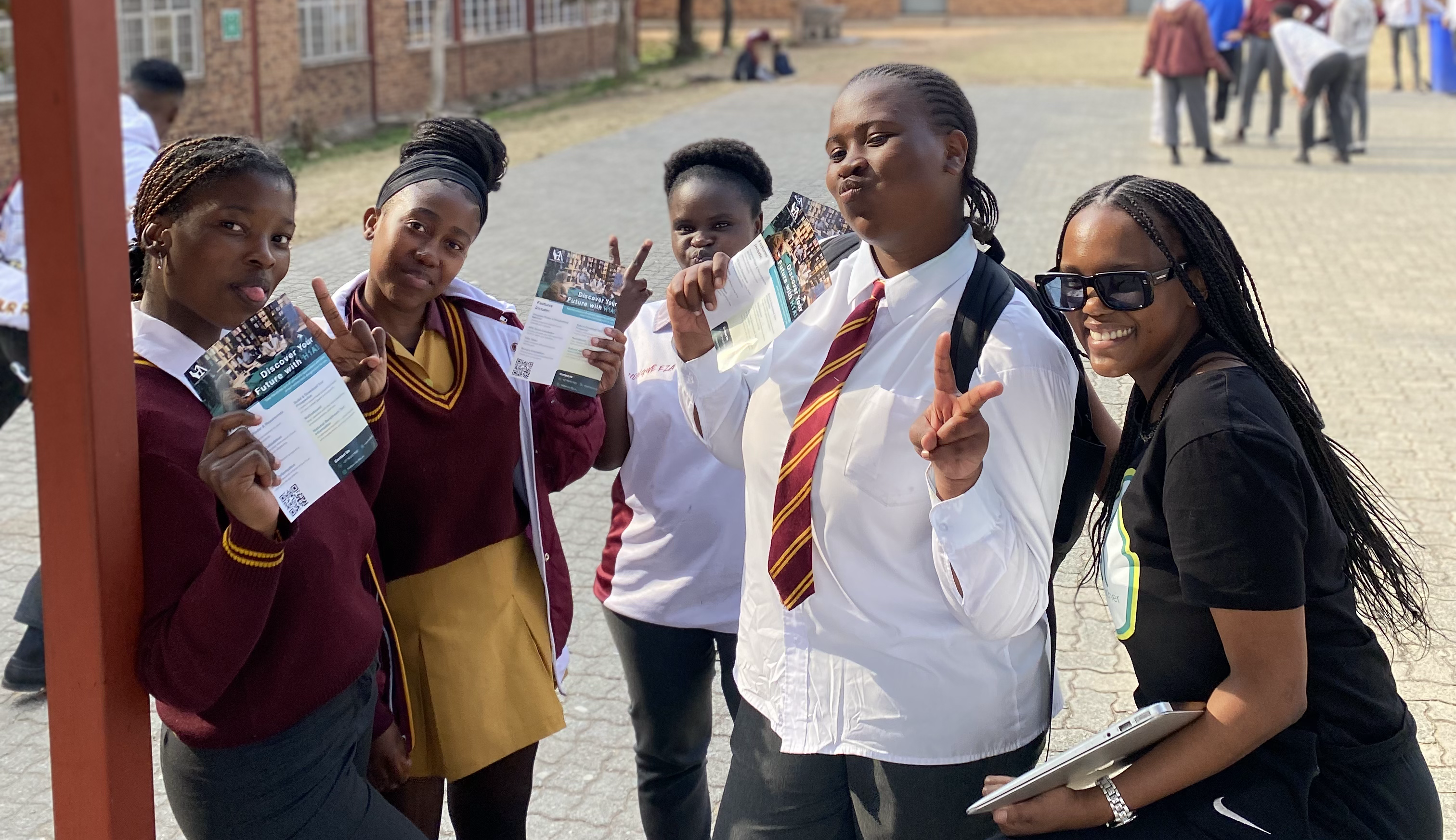 Founder receiving award